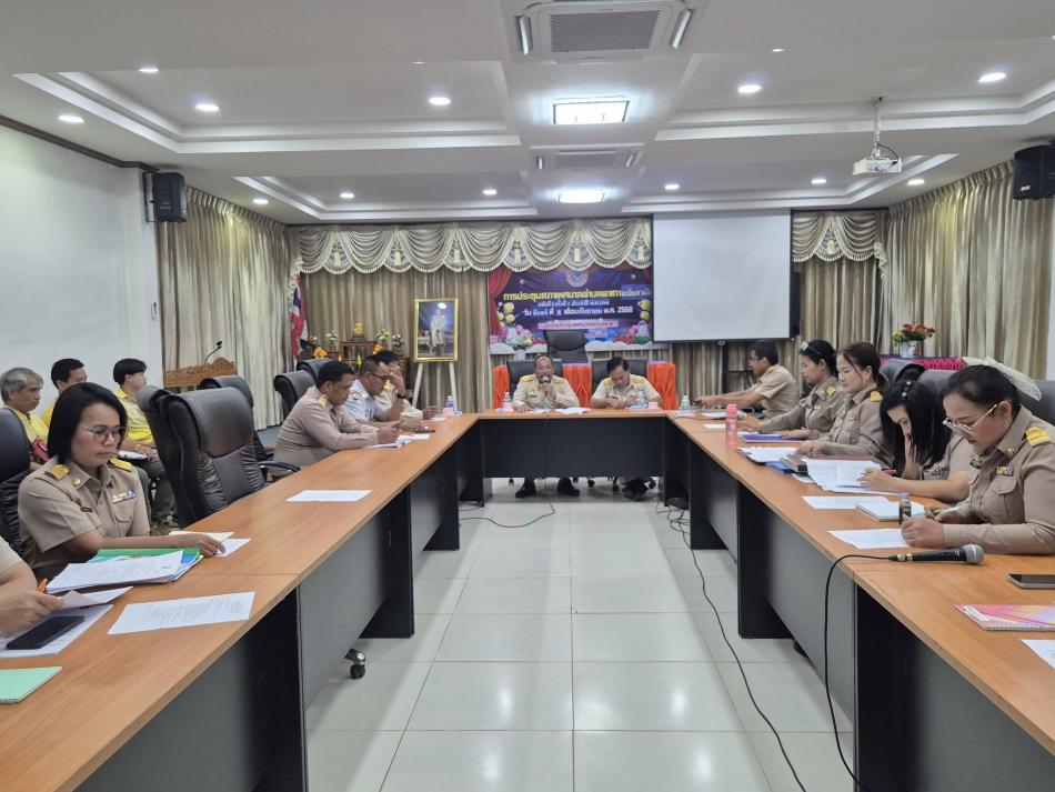 วันที่​ 6 ตุลาคม​  2568 ท่านอภิชาติ​  ยอดพุทธ​นายกเทศมนตรีตำบลตาเกา ประชุมพนักงานเทศบาล ประจำเดือนตุลาคม 2568  ณ ห้องประชุมเทศบาลตำบลตาเกา